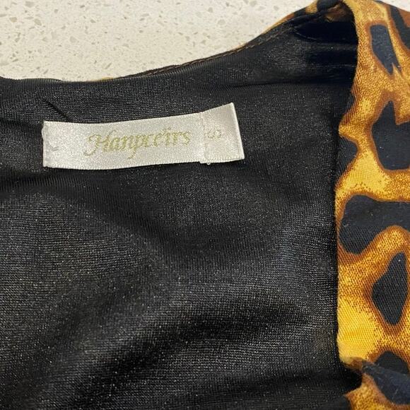 Beautiful Hanple'irs Leopard Print Dress Size 02 - Picture 2 of 4
